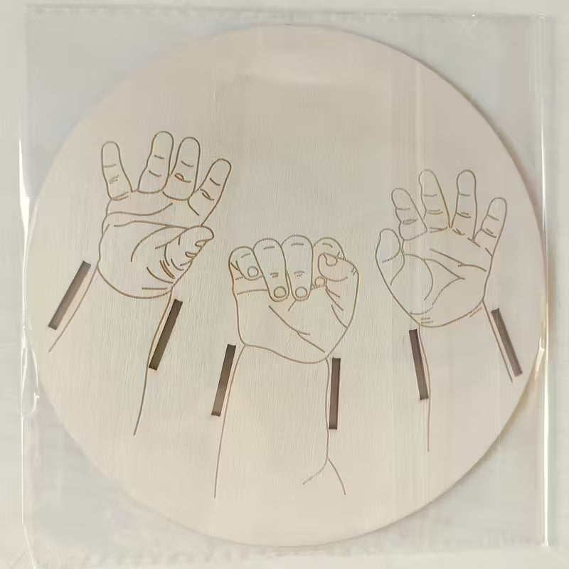 Mitt Första Minne - Födelsearmbandstavla i Trä