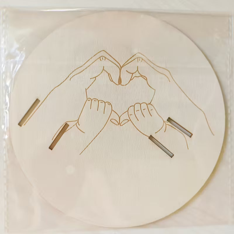 Mitt Första Minne - Födelsearmbandstavla i Trä