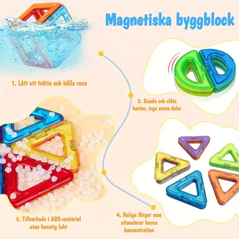 Magnetiska Byggklossar