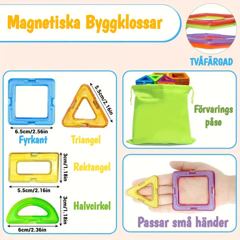 Magnetiska Byggklossar